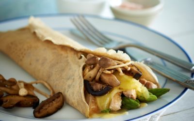 Buckwheat crepes; savoury, sweet, or the perfect wrap